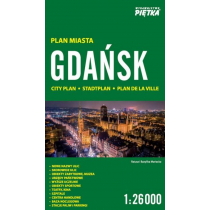 Gdańsk 1:26 000 plan miasta PIĘTKA