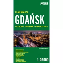 Gda�sk 1:26 000 plan miasta PI�TKA