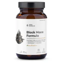 Aura Herbals Black Maca Formula Suplement diety 60 kaps.