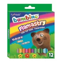 St. Majewski Flamastry brokatowe 12 szt.