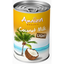 Amaizin Coconut milk - napój kokosowy light bez gumy guar (9 % tłuszczu) (puszka) 400 ml Bio