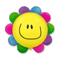 Balon foliowy Kwiatek t�czowy 60cm
