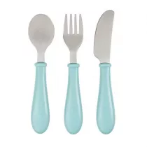 Beaba Sztuce ze stali nierdzewnej Airy Green 12 m+