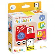 Puzzle 5 el. On-the-Go - Vehicles Banana Panda