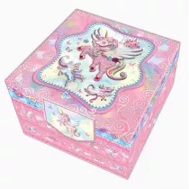 Pecoware Pamitnik z akcesoriami w ozdobnym pudeku z szufladk Jednoroec