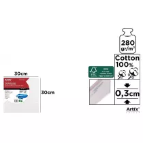 Artix Tablica malarska 30x30x0,3cm 280G/m2