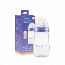 Lansinoh Butelka plastikowa ze smoczkiem NaturalWave Teat 240 ml