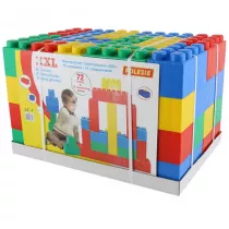 Polesie 68040 Klocki budowniczy XXL 72el. + acznik do klockw