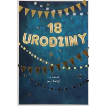 Karnet okazjonalny B6 z kopert� 18 Urodziny PAN DRAGON HM200-3193