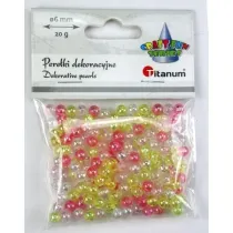 Titanum Koraliki plastikowe 6mm, 20g
