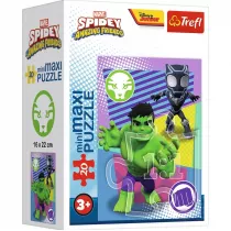 Puzzle miniMaxi 20 el. Niesamowity Spidey 4 Trefl