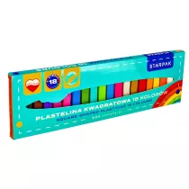Starpak Plastelina kwadratowa 18 szt.