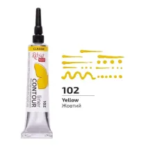 Rosa Farba akrylowa konturowa universal yellow 20ml
