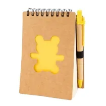 Fandy Blok spirala Eco Bear z d�ugopisem