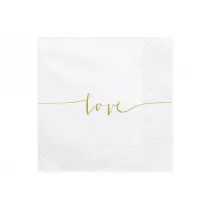 Serwetki Love zote 33x33cm
