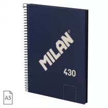 Milan Zeszyt na spirali A5/80K gadki 1918 niebieski