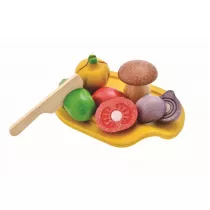 Warzywa z desk drewniane do krojenia Plan Toys