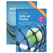 Pakiet podrcznikw: Nowa MATeMAtyka, Nowe Odkry fizyk. Zakres podstawowy. Liceum i technikum. Klasa 1. Edycja 2024