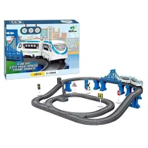 Kolejka na baterie ze �wiat�em i d�wi�kiem 68el Adar