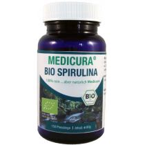 Medicura Spirulina (glony) w pastylkach 150 szt. Bio