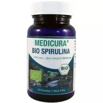 Medicura Spirulina (glony) w pastylkach - suplement diety 150 szt. Bio