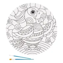 Obraz do malowania Papuga