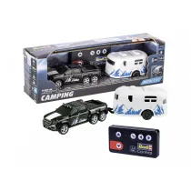 REVELL 23566 Samochd na radio Pickup z przyczep campingow 2,4GHz Revell-Carrera