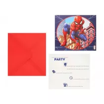 Procos Zaproszenia z kopertami Spiderman 6 szt.