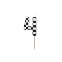 PartyDeco �wieczka urodzinowa 4 5.5cm