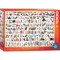 Puzzle 1000 el. �wiat kot�w Eurographics