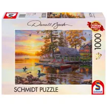 Puzzle 1000 el. PQ DARREL BUSH Przysta� kajakowa Schmidt