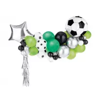 PartyDeco Girlanda balonowa Pi�ka 150x126 cm