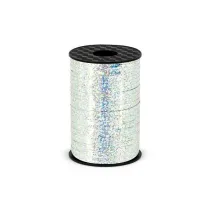 PartyDeco Wst��ka plastikowa srebrna 5mmx225m
