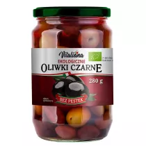Vitaliana Czarne oliwki w solance 280 g Bio