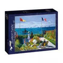 Puzzle 1000 el. Ogr�d z widokiem na morze Claude Monet Bluebird Puzzle
