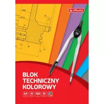 Herlitz Blok techniczny A4 kolorowy