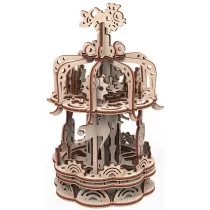 Drewniane Puzzle 3D - Karuzela S Nice-idea.pl