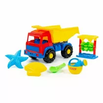 Komplet do piasku Auto wywrotka 38cm  akcesoria POLESIE 58188 WADP