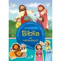 Biblia dla najmodszych. Modlitwy, zadania, naklejki