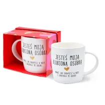 Kukartka Kubek Jeste� moj� ulubion� os�bk� Walentynki PASSION CARDSTOP-012