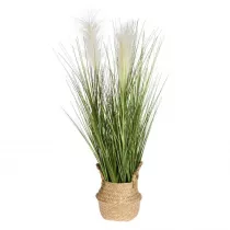 ProGarden Sztuczna trawa kwitnca w donicy wzr 2