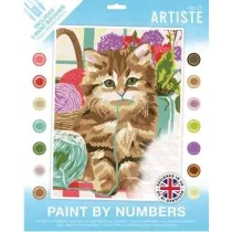 Malowanie po numerach - Cute Kitten 40x30cm Dalprint