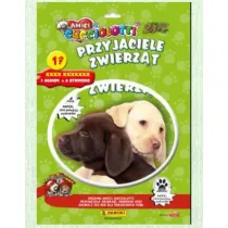 Panini Przyjaciele zwierz�t zestaw startowy - 18 naklejek + album do wyklejania *