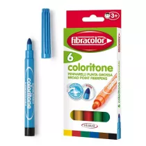 Fibracolor Flamastry Coloritone 6 szt.