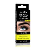 Venita Professional Henna Color Cream henna do brwi w kremie 1.0 Black 30 g