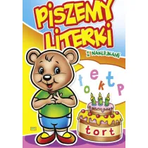 Piszemy literki z naklejkami. Kr�lik 675