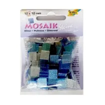 Galeria Hobby Kamyczki brokatowe niebieski 10x10mm