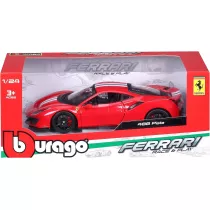 Ferrari 488 Pista red 1:24 BBURAGO