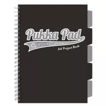Pukka Pad Project Book Black A4 kratka 100 kartek 3 szt.