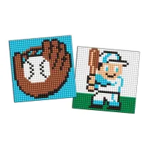 Diamentowa mozaika naklejka Kids - Sport Baseball Ideyka